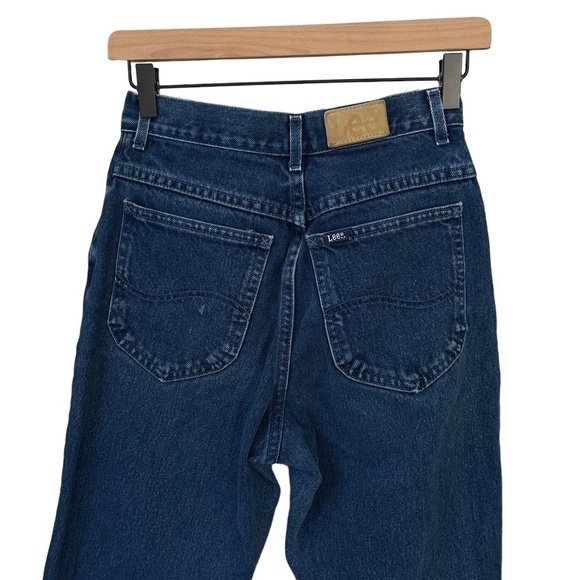 Vintage LEE Mom Jeans High Waisted Dark Wash - Picture 3 of 16